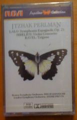 ITZHAK PERLMAN LALO SIBELIUS RAVEL KASET SFR RCA