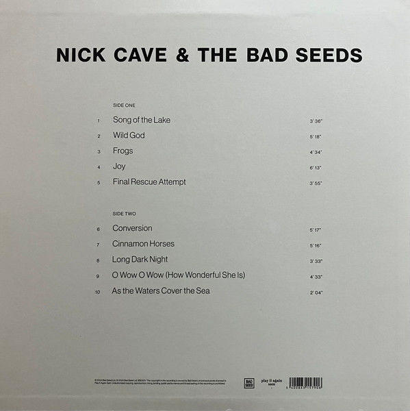 NICK CAVE & THE BAD SEEDS - WILD GOD (2024) - LP SIFIR PLAK