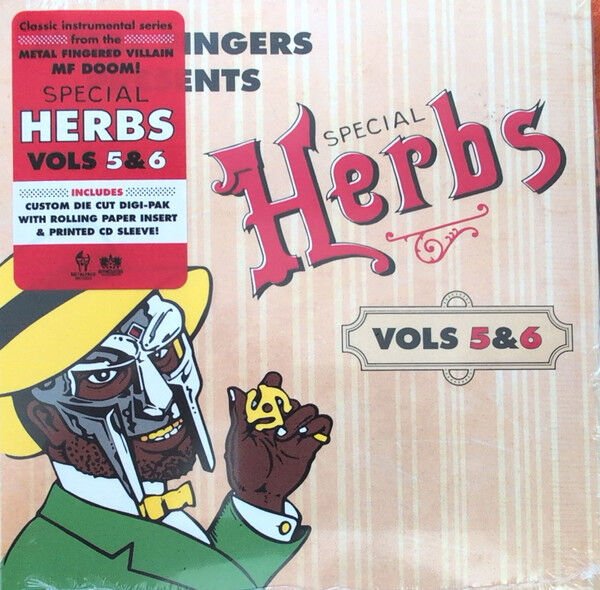 METAL FINGERS [MF DOOM] – SPECIAL HERBS VOLS 5&6 (2004) - CD 2025 REISSUE DIGISLEEVE AMBALAJINDA SIFIR