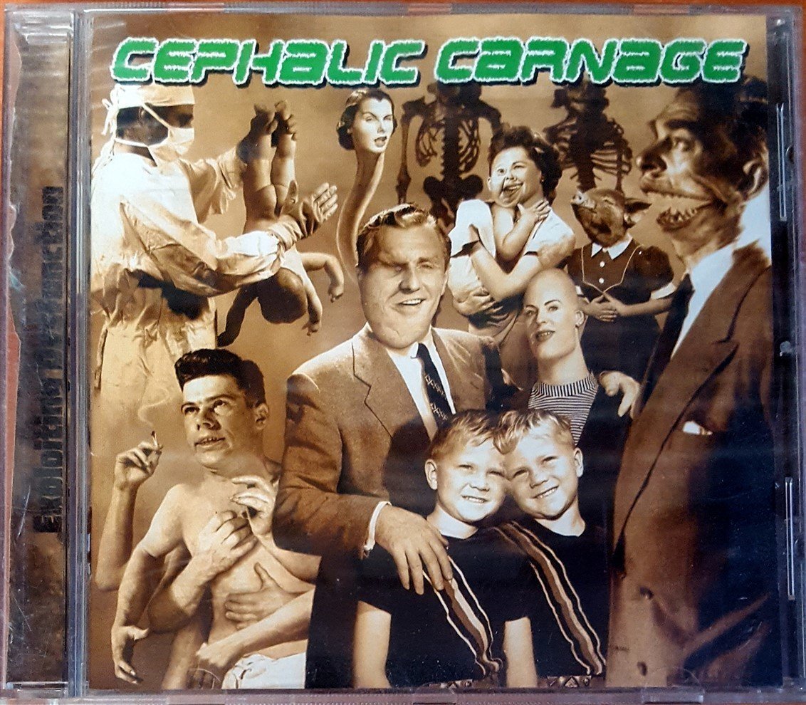 CEPHALIC CARNAGE - EXPLOITING DYSFUNCTION (2000) GRINDCORE / RELAPSE RECORDS CD 2.EL