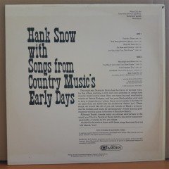 HANK SNOW - TRAVELIN' BLUES (1966) - LP 2.EL PLAK