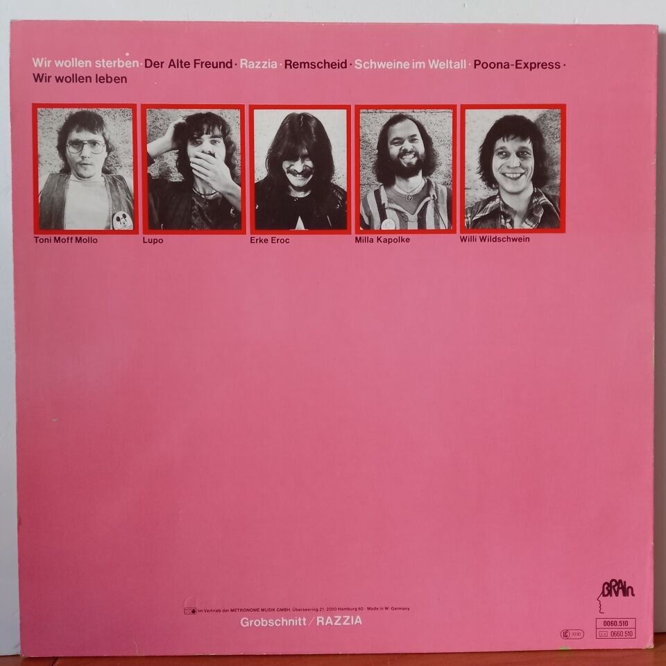 GROBSCHNITT – RAZZIA (1982) - LP 2.EL PLAK