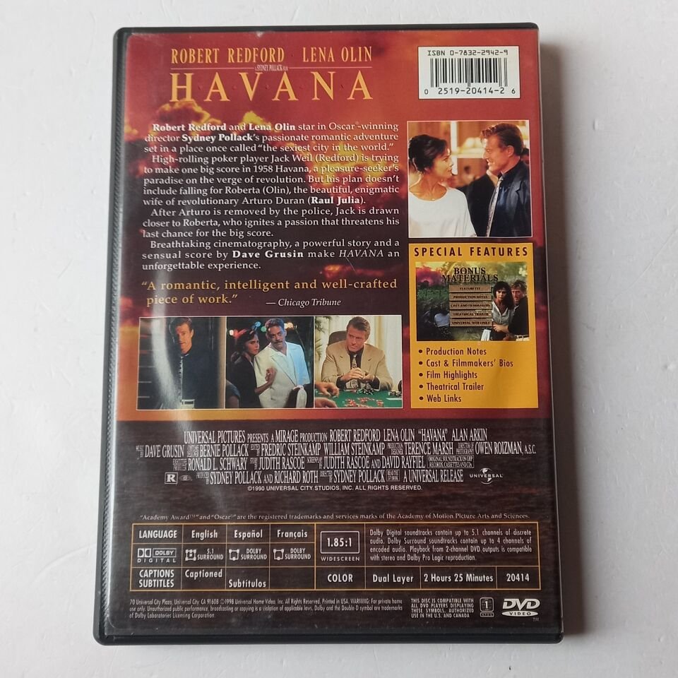 HAVANA - ROBERT REDFORD, LENA OLIN - DVD 2.EL