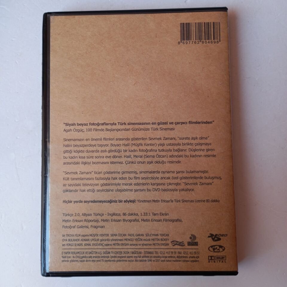 SEVMEK ZAMANI - METİN ERKSAN - DVD 2.EL