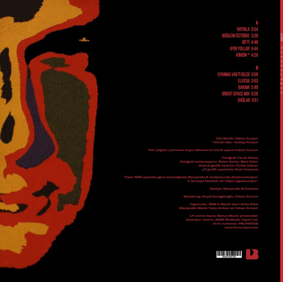 HAKAN KURŞUN - KAOS (1996) - LP 2026 BASIM SIFIR PLAK