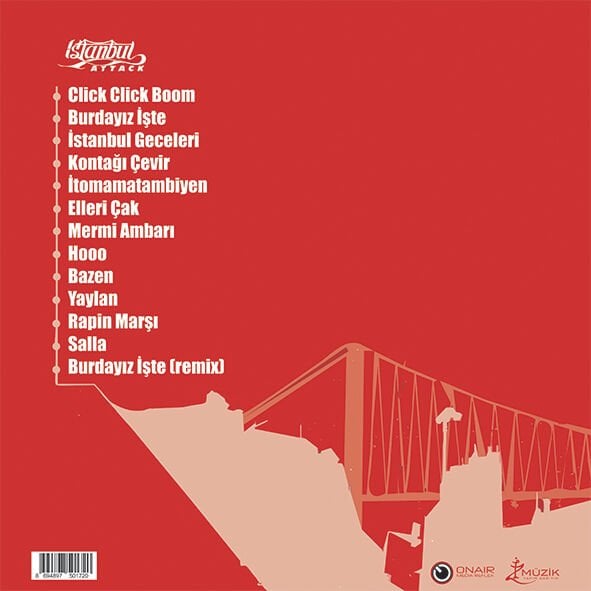 İSTANBUL ATTACK - İSTANBUL GECELERİ (2006) - LP TÜRKÇE HİP HOP 2026 BASIM SIFIR PLAK