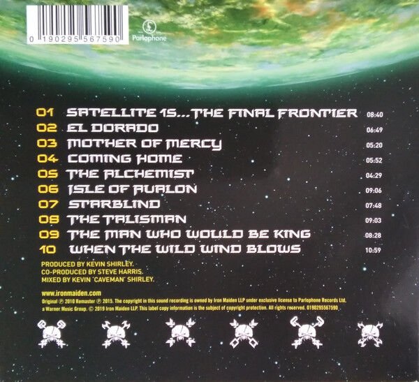 IRON MAIDEN – THE FINAL FRONTIER (2010) - CD REMASTERED 2019 REISSUE DIGIPAK AMBALAJINDA SIFIR