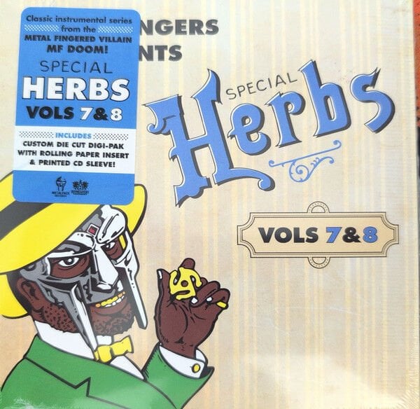 METAL FINGERS [MF DOOM] – SPECIAL HERBS VOLS 7&8 (2004) - CD 2025 REISSUE DIGISLEEVE AMBALAJINDA SIFIR