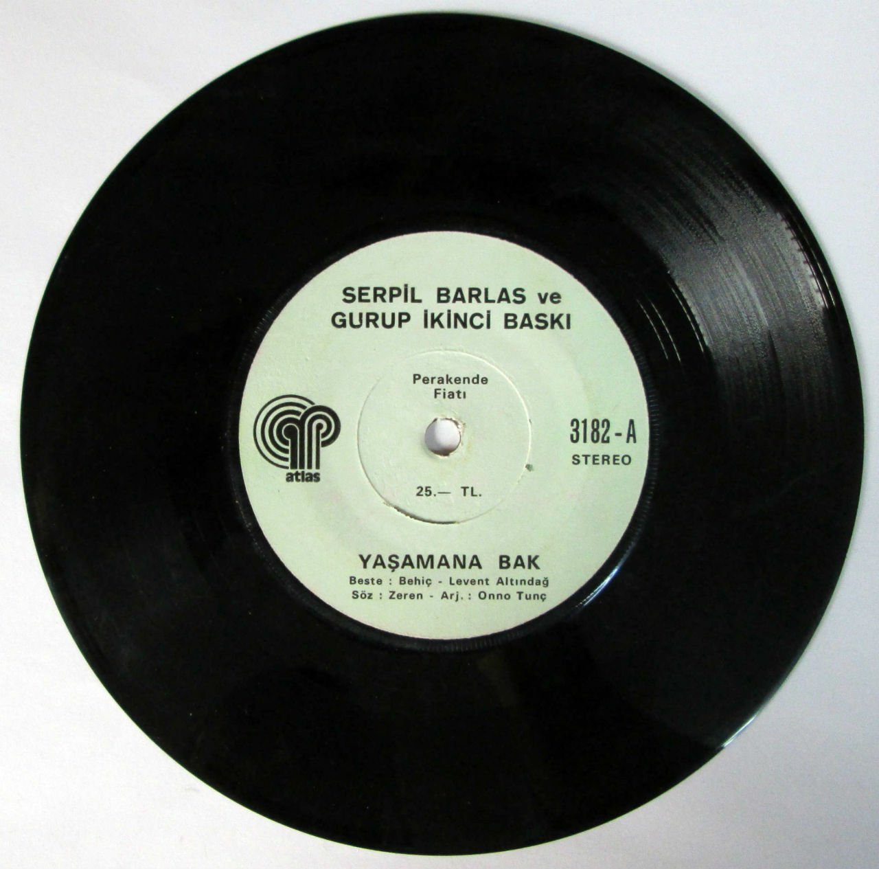 SERPİL BARLAS - YAŞAMANA BAK 45LİK