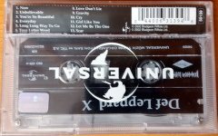 DEF LEPPARD - X (2002) UIVERSAL CASSETTE MADE IN TURKEY ''NEW''