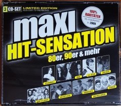 MAXI HIT SENSATION / 80ER, 90ER & MEHR / LIZA MINELLI, BROS, C.C. CATCH, LAID BACK, ARMY OF LOVERS, BAD BOYS BLUE, LONDON BOYS, SCOOTER (2005) REMASTERED EDEL 3CD 2.EL