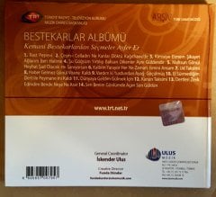 AYFER ER - KEMANİ BESTEKARLARDAN SEÇMELER / TRT ARŞİV 203 - CD DIGIPACK 2.EL