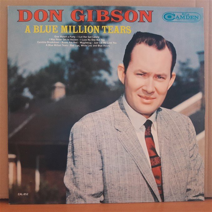 DON GIBSON - A BLUE MILLION TEARS (1965) - LP 2.EL PLAK