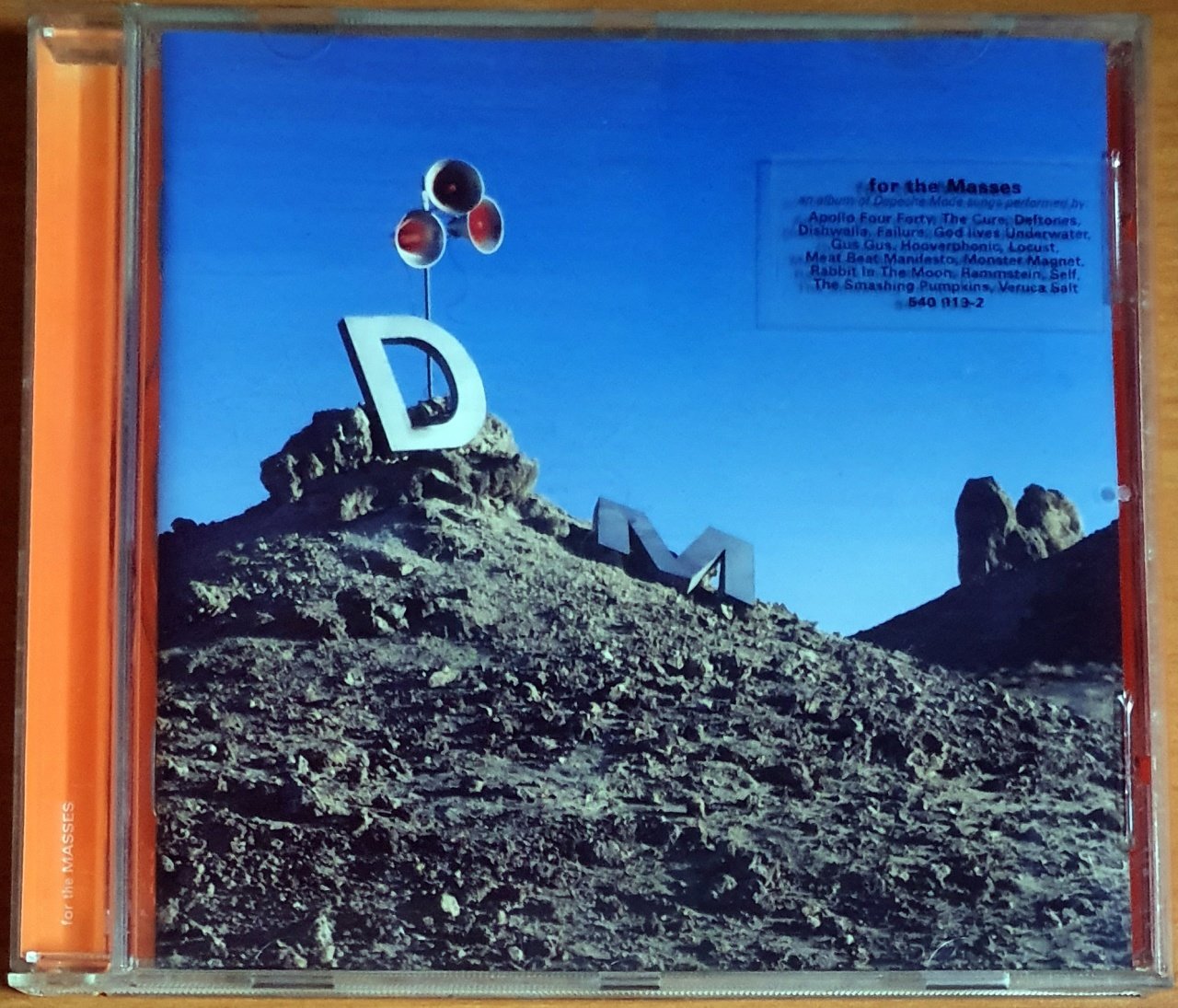 TRIBUTE TO DEPECHE MODE - FOR THE MASSES / APOLLO FOUR FORTY, THE CURE, DEFTONES, UNDERWATER, GUS GUS, HOOVERPHONIC, MEAT BEAT MANIFESTO, THE SMASHING PUMPKINS (1998) - CD 2.EL