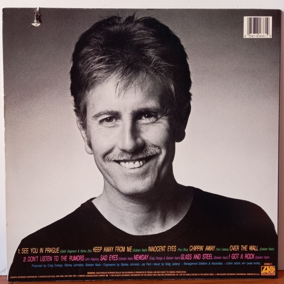 GRAHAM NASH – INNOCENT EYES (1986) - LP 2.EL PLAK