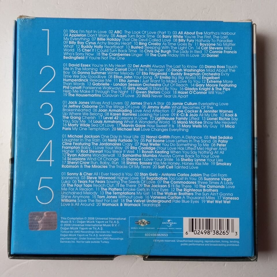 100 LOVE SONGS ON 5 CDS (2006) - 5CD 2.EL