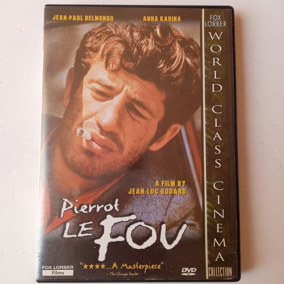 PIERROT LE FOU - JEAN LUC GODARD, ANNA KARINA, JEAN PAUL BELMONDO - DVD 2.EL