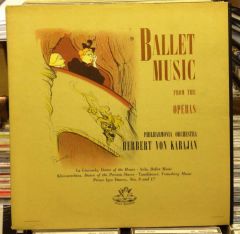 KARAJAN PHILHARMONIA ORC. BALLET MUSIC LP 2.EL