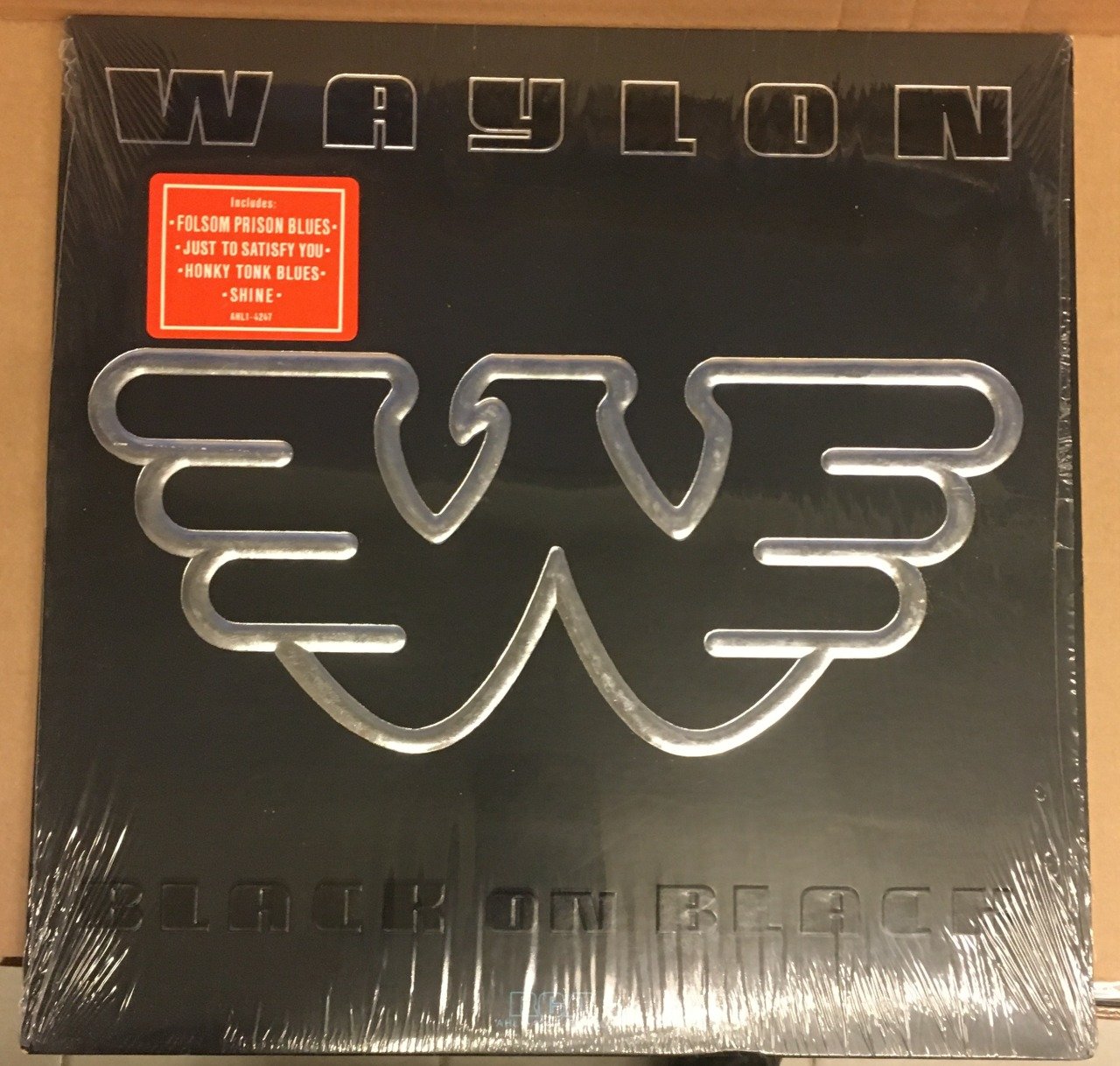 WAYLON JENNINGS - BLACK ON BLACK 1982 2.EL PLAK