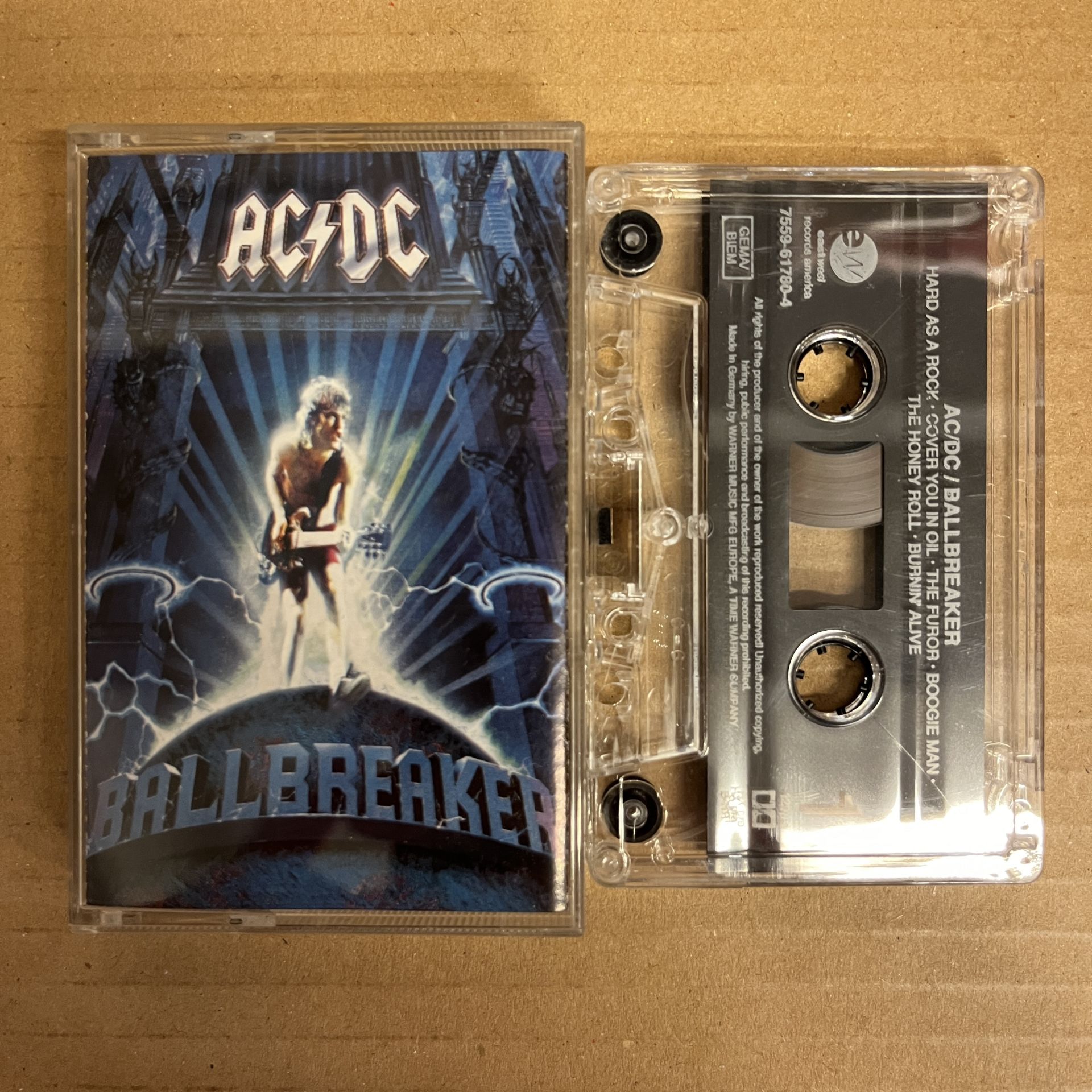 AC/DC - BALLBREAKER (1995) - ALMANYA BASKI KASET 2.EL
