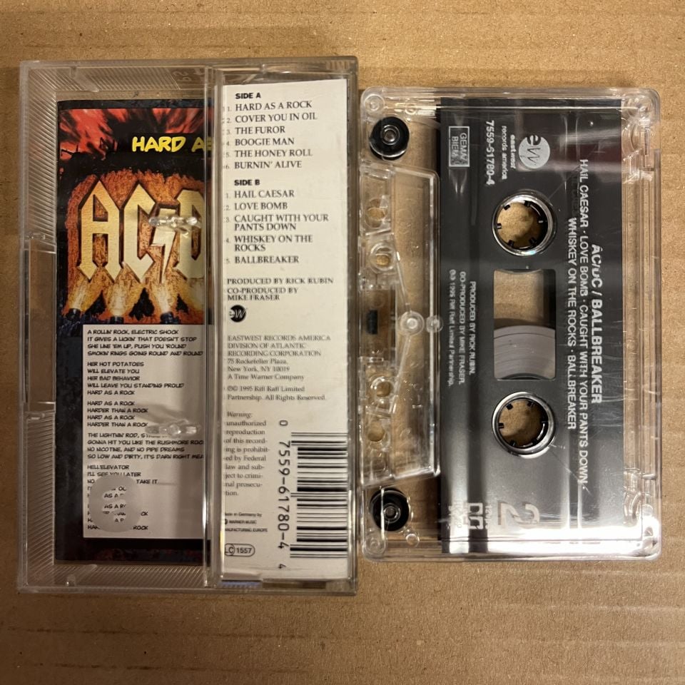 AC/DC - BALLBREAKER (1995) - ALMANYA BASKI KASET 2.EL