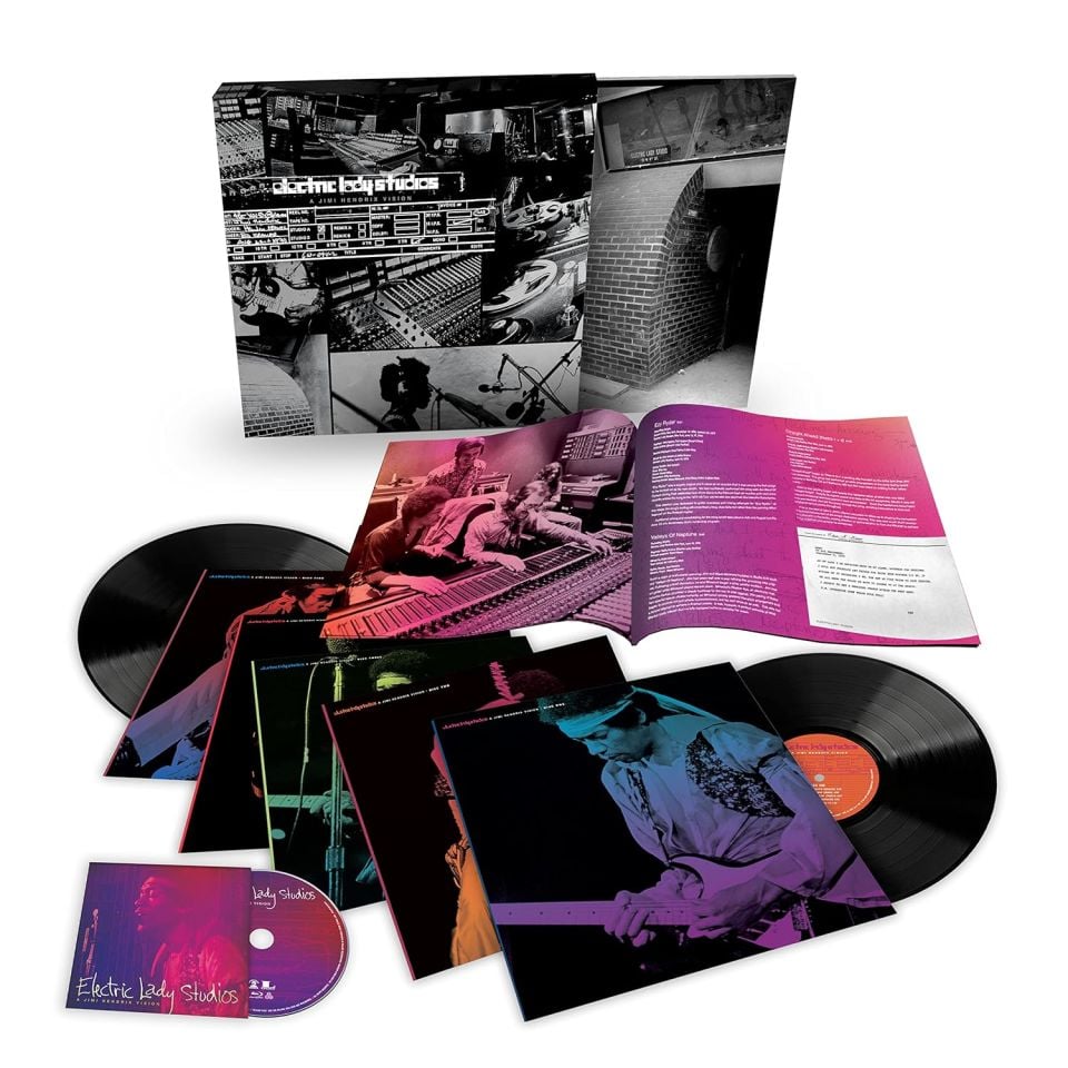 JIMI HENDRIZ - ELECTRIC LADY STUDIOS / A JIMI HENDRIX VISION (2024) - 5LP + 1 BLU RAY LIMITED EDITION BOX SET SIFIR PLAK