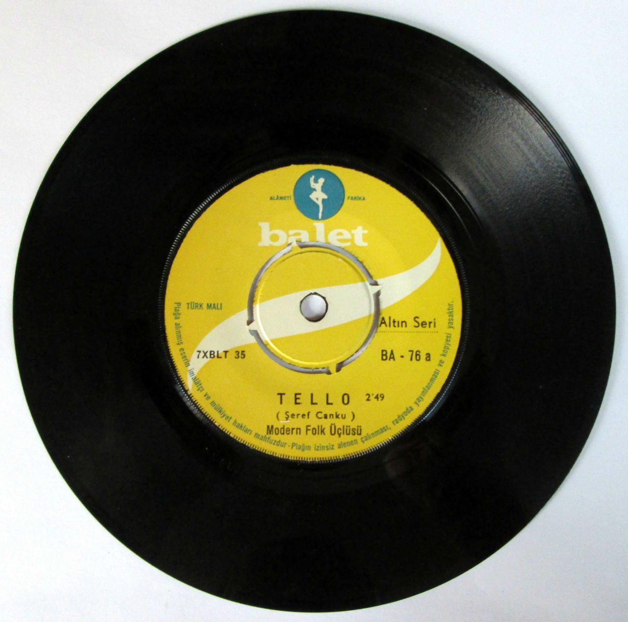 MODERN FOLK ÜÇLÜSÜ - TELLO 45LİK