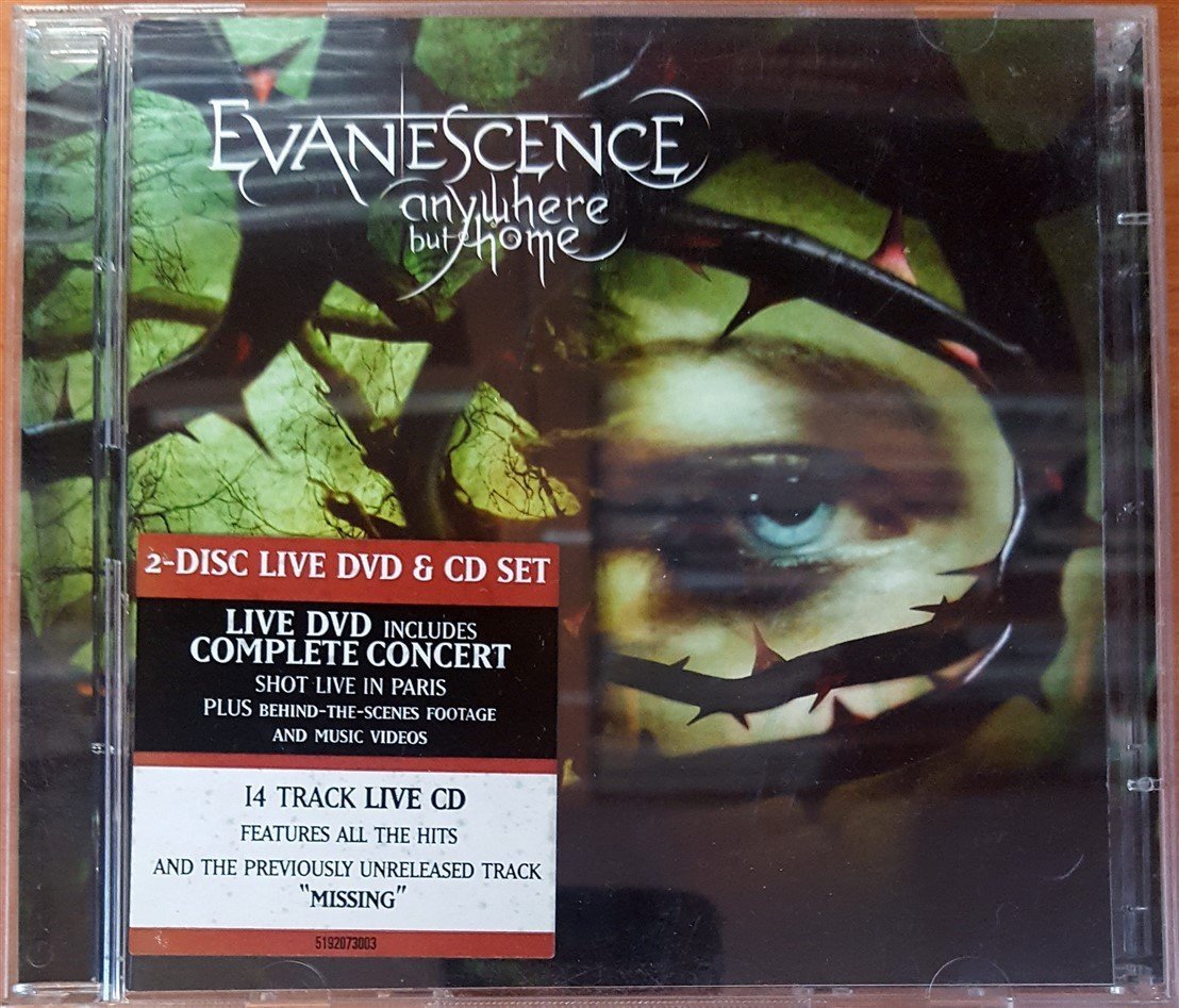EVANESCENCE - ANYWHERE BUT HOME CD+DVD 2.EL