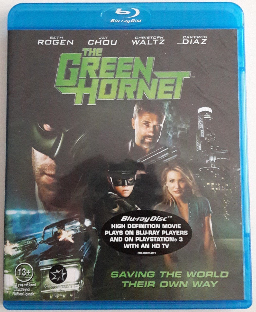 THE GREEN HORNET - YEŞİL YABAN ARISI - SETH ROGEN - CAMERON DIAZ - BLU-RAY 2.EL