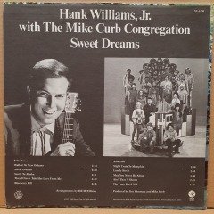 HANK WILLIAMS JR WITH THE MIKE CURB CONGREGATION - SWEET DREAMS (1971) - LP 2.EL PLAK