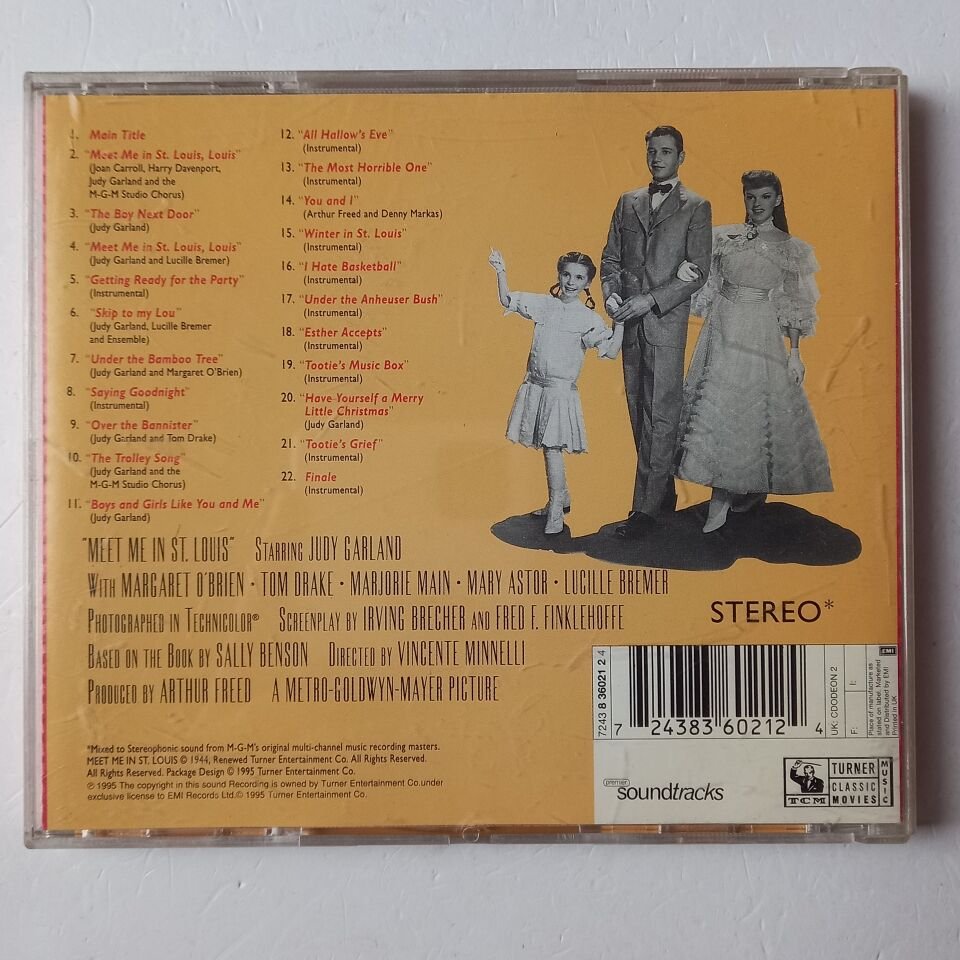 MEET ME IN ST. LOUIS / ORIGINAL MOTION PICTURE SOUNDTRACK (1995) - CD 2.EL