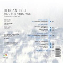ULUCAN TRIO - MANAV/SÖNMEZ/GENÇKAL/RAVEL PİYANO ÜÇLÜLER (2020) - CD SIFIR