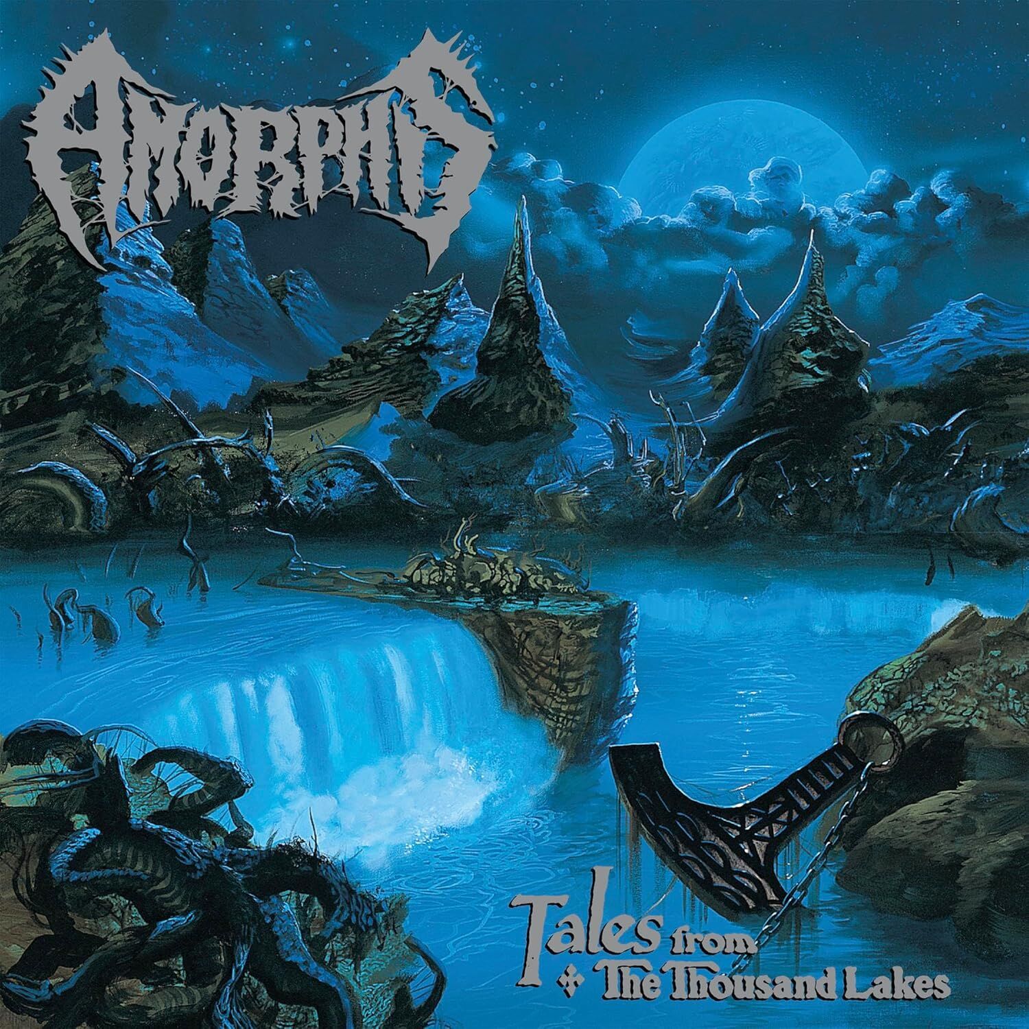 AMORPHIS - TALES FROM THE THOUSAND LAKES (1994) - LP 2023 CLEAR BLUE COLOURED EDITION SIFIR PLAK
