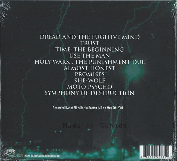 MEGADETH – UNPLUGGED IN BOSTON (2021) - CD REISSUE DIGISLEEVE AMBALAJINDA SIFIR