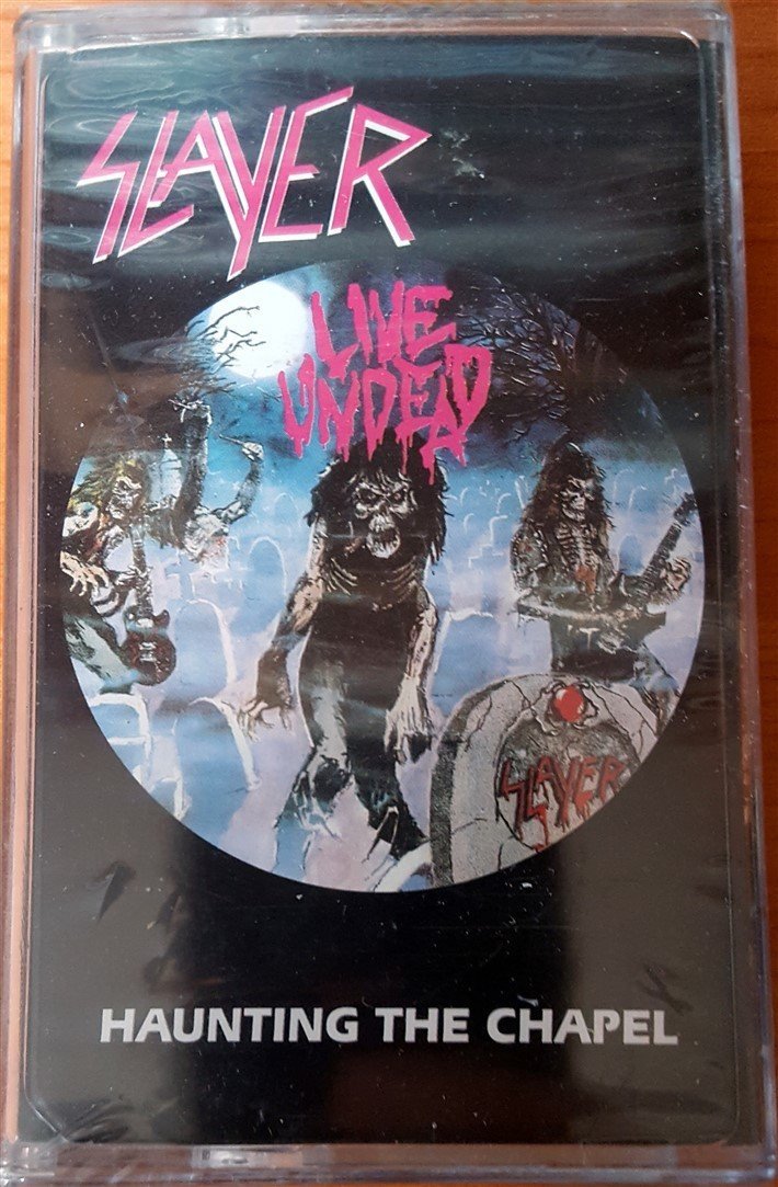 SLAYER - HAUNTING THE CHAPEL / LIVE UNDEAD CASSETTE MADE IN TURKEY ''NEW''