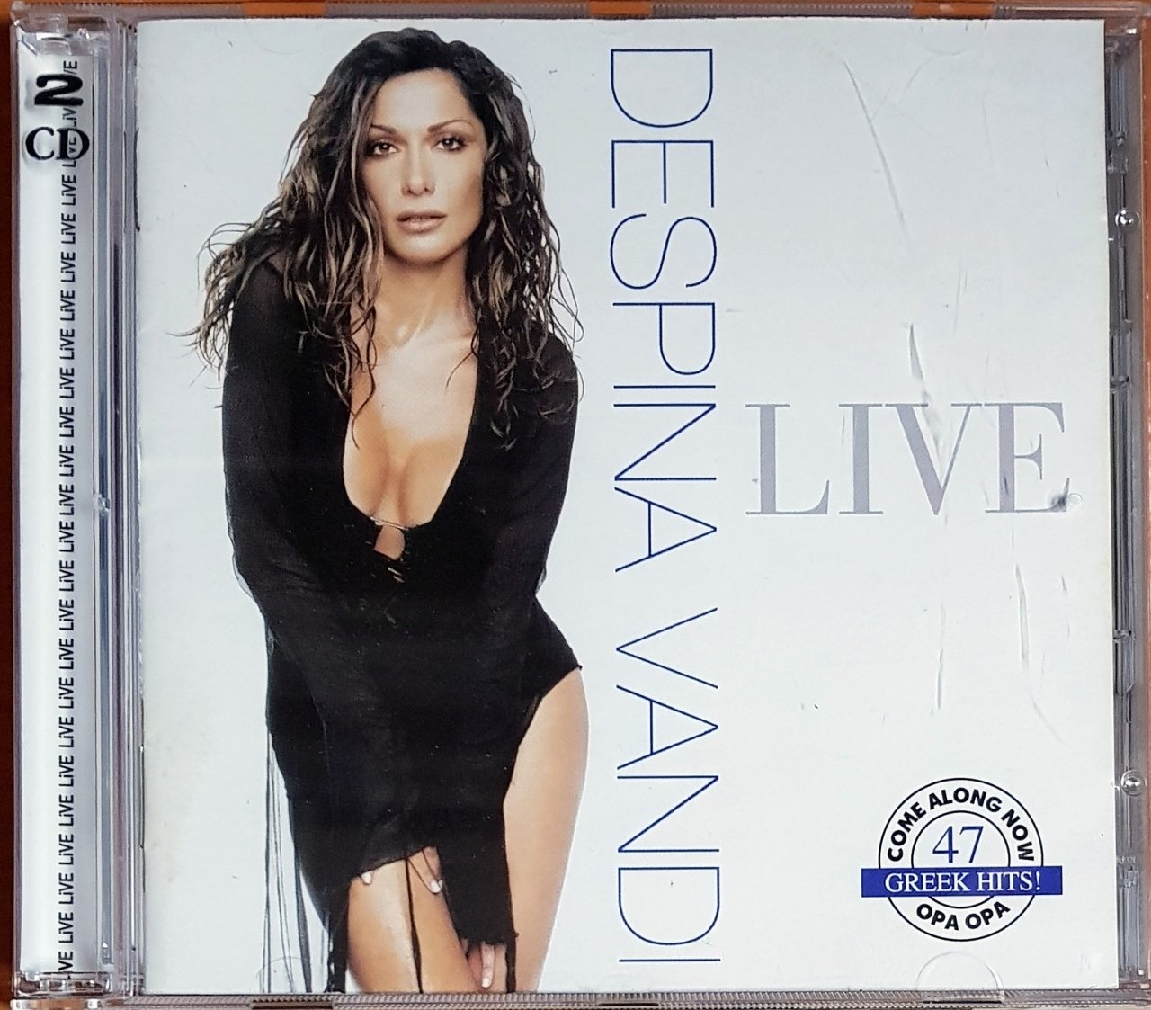 DESPINA VANDI - LIVE / COME ALONG NOW, 47 GREEK HITS, OPA OPA (2004) MEGA MÜZİK / PASION TURCA 2CD 2.EL
