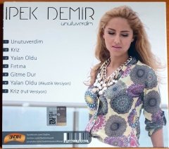 İPEK DEMİR - UNUTUVERDİM - CD 2.EL