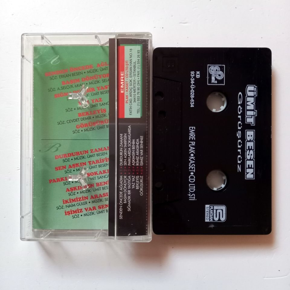 ÜMİT BESEN - GÖRÜŞÜRÜZ (1993) - KASET 2.EL