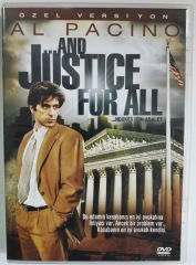HERKES İÇİN ADALET - AND JUSTICE FOR ALL - AL PACINO - NORMAN JEWISON - DVD 2.EL