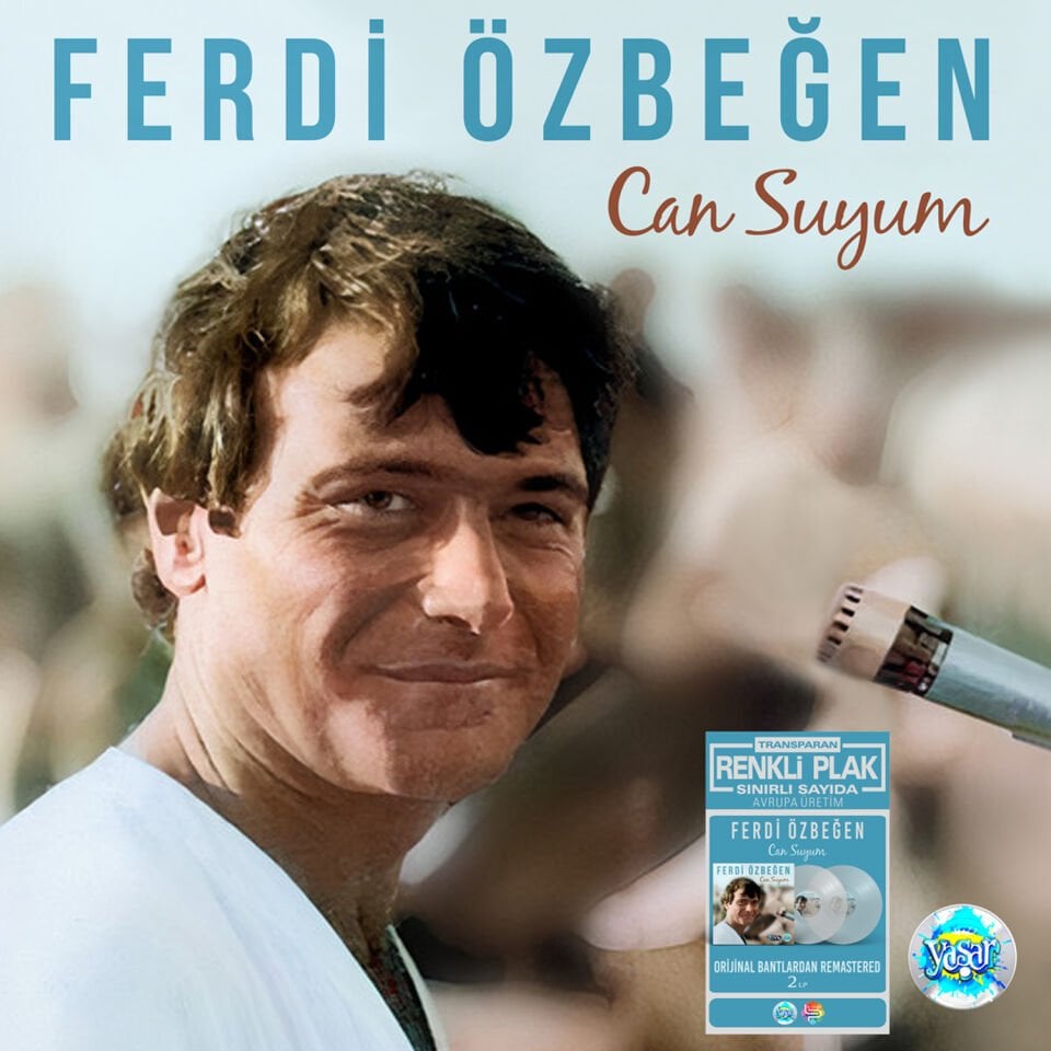 FERDİ ÖZBEĞEN - CAN SUYUM (2006) BÜKLÜM BÜKLÜM - 2LP 2026 BASIM SINIRLI SAYIDA TRANSPARAN BEYAZ RENKLİ SIFIR PLAK