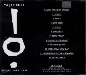 YAŞAR KURT - SOKAK ŞARKILARI (2000) CD 2.EL