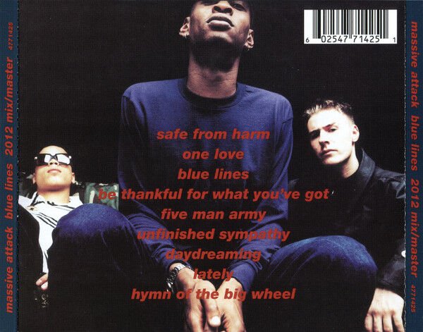 MASSIVE ATTACK – BLUE LINES (1991) - CD REMASTERED 2012 REISSUE JEWEL CASE AMBALAJINDA SIFIR