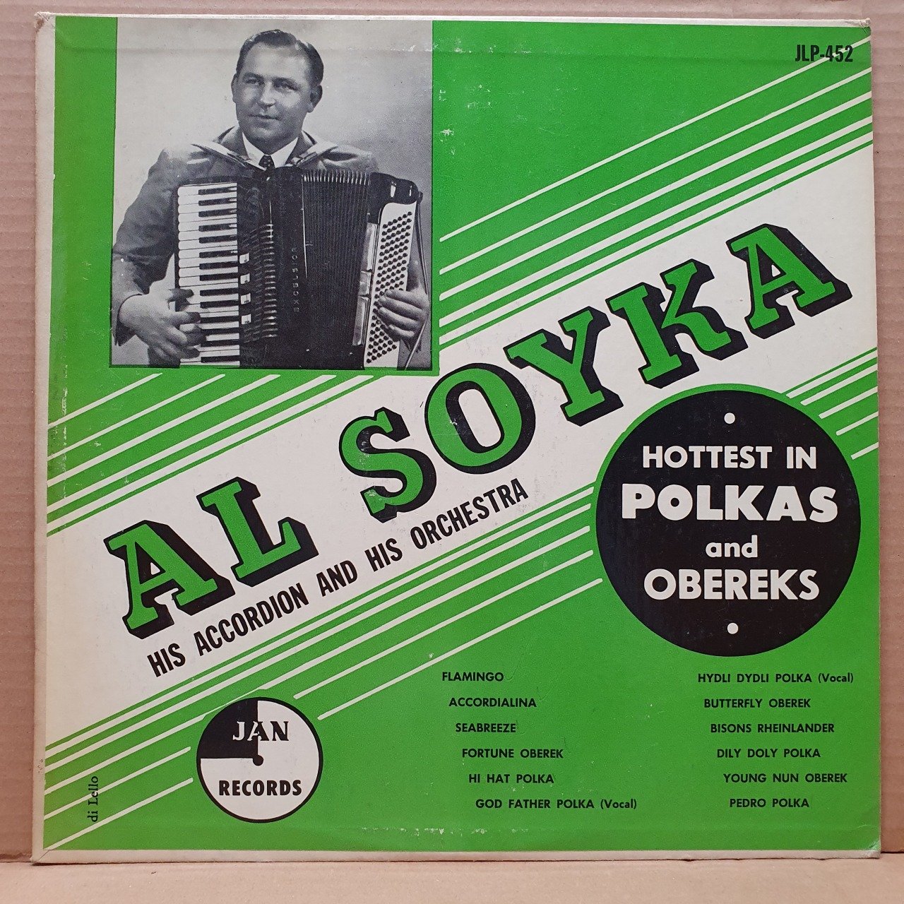 AL SOYKA - HOTTEST IN POLKAS AND OBEREKS - LP 2.EL PLAK