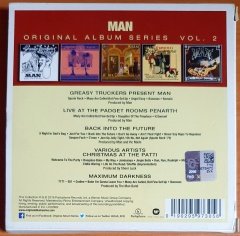 MAN / ORIGINAL ALBUM SERIES VOL.2 / GREASY TRUCKERS PRESENT MAN, LIVE AT THE PADGET ROOMS PENARTH, BACK INTO THE FUTURE, V.A. CHRISTMAS AT THE PATTI, MAXIMUM DARKNESS (2016) - 5CD 2.EL