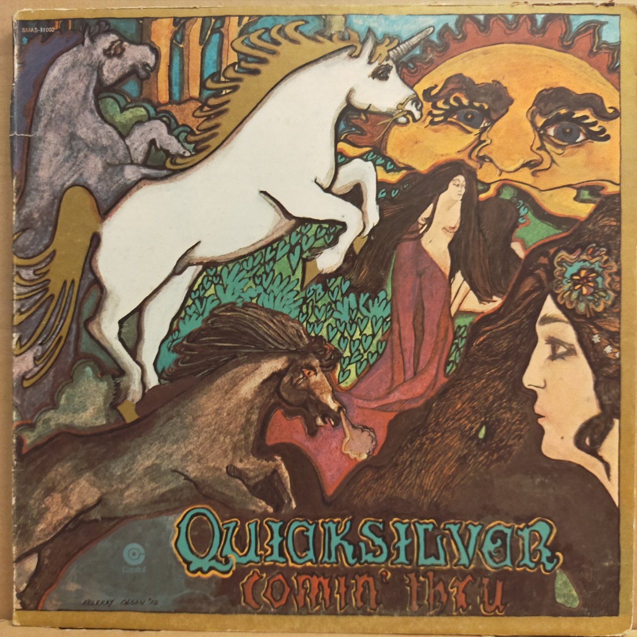 QUICKSILVER MESSENGER SERVICE – COMIN' THRU (1972) LP 2.EL PLAK