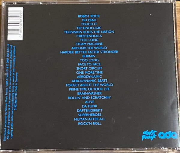 DAFT PUNK – ALIVE 2007 (2007) - CD REISSUE JEWEL CASE AMBALAJINDA SIFIR