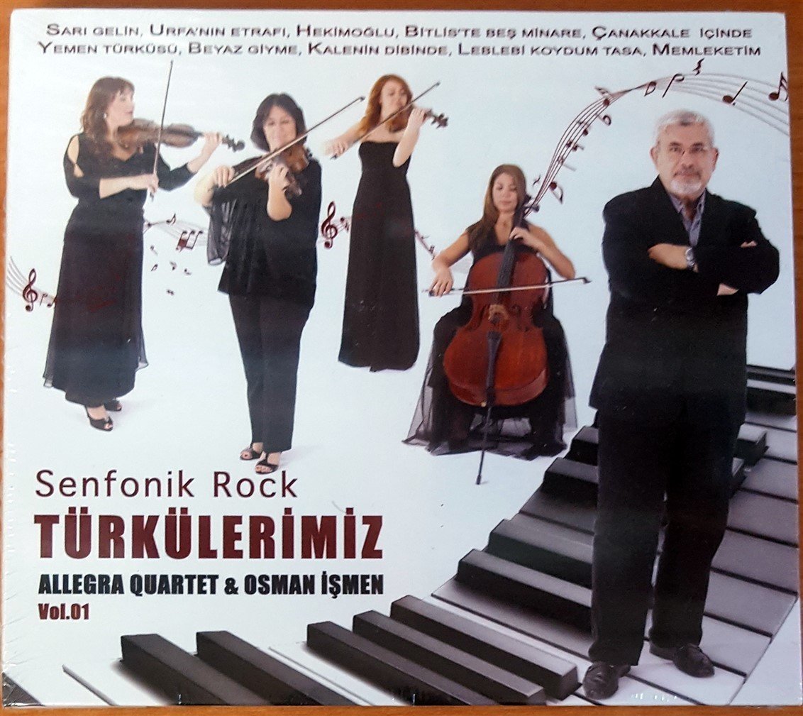 SENFONİK ROCK TÜRKÜLERİMİZ VOL.01 / ALLEGRA QUARTET & OSMAN İŞMEN CD SIFIR