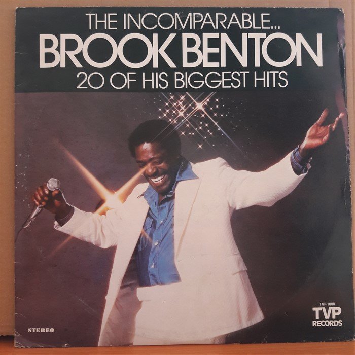 BROOK BENTON - THE INCOMPARABLE... 20 OF HIS BIGGEST HITS (1976) - 2LP 2.EL PLAK