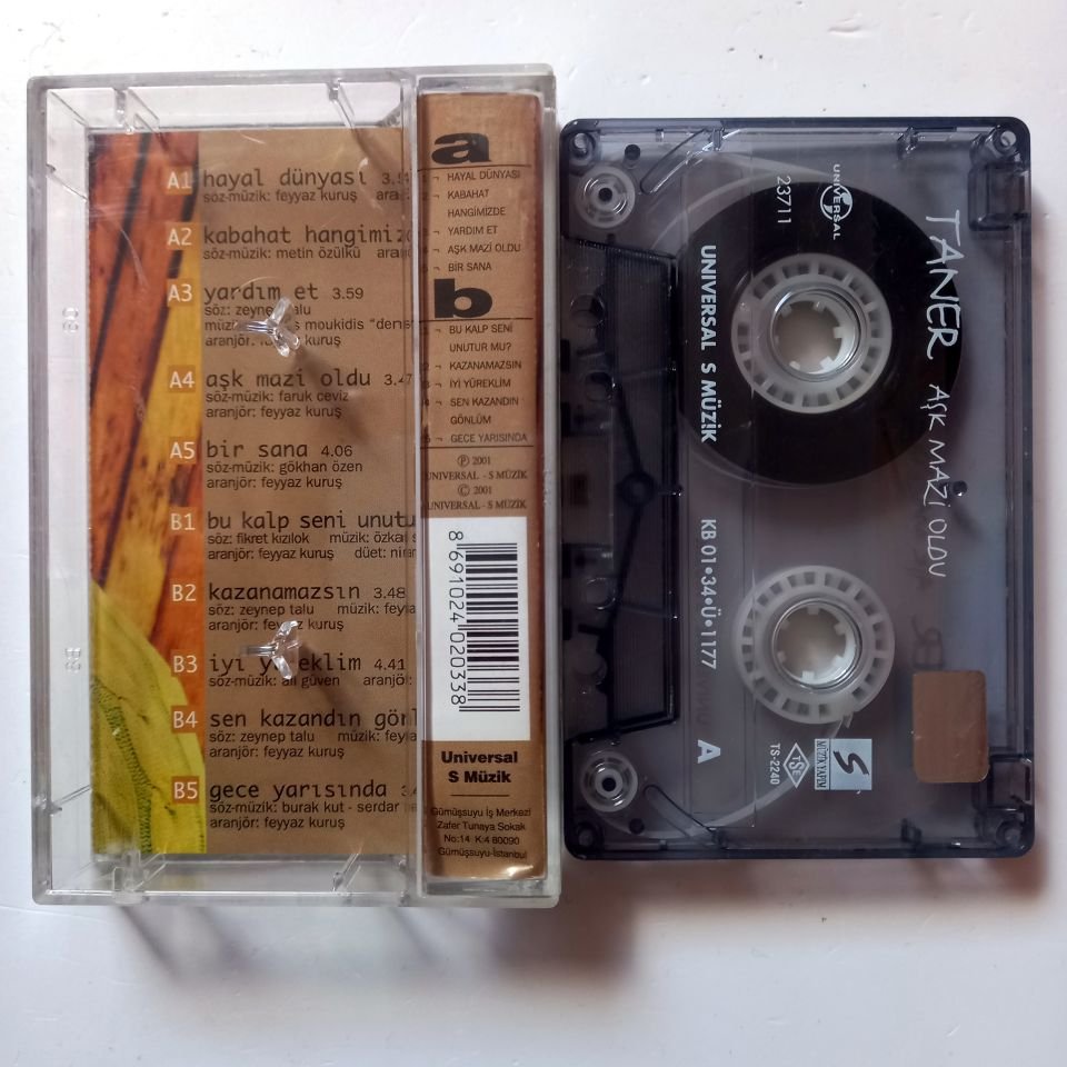 TANER - AŞK MAZİ OLDU - KASET 2.EL