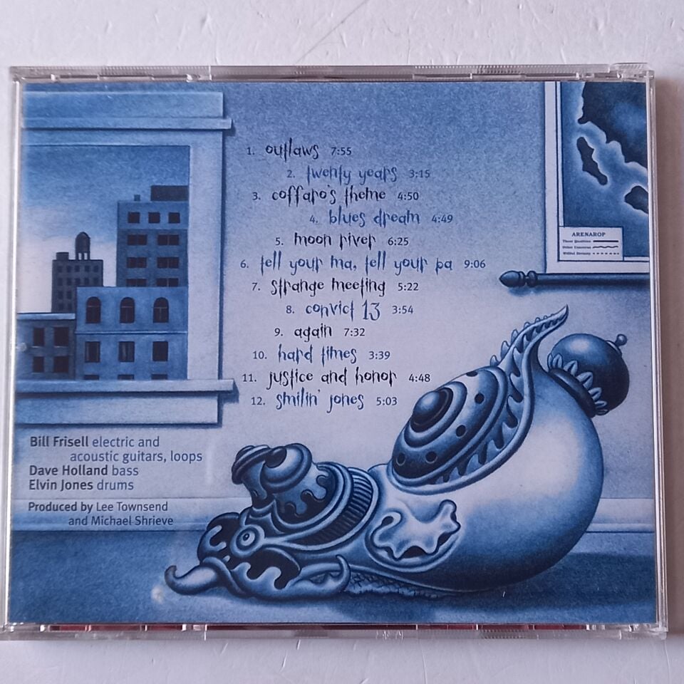 BILL FRISELL WITH DAVE HOLLAND AND ELVIN JONES (2001) - CD İSME İMZALI 2.EL
